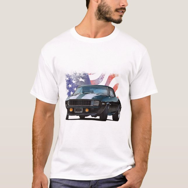 Camiseta Carro Muscular na América (Frente)