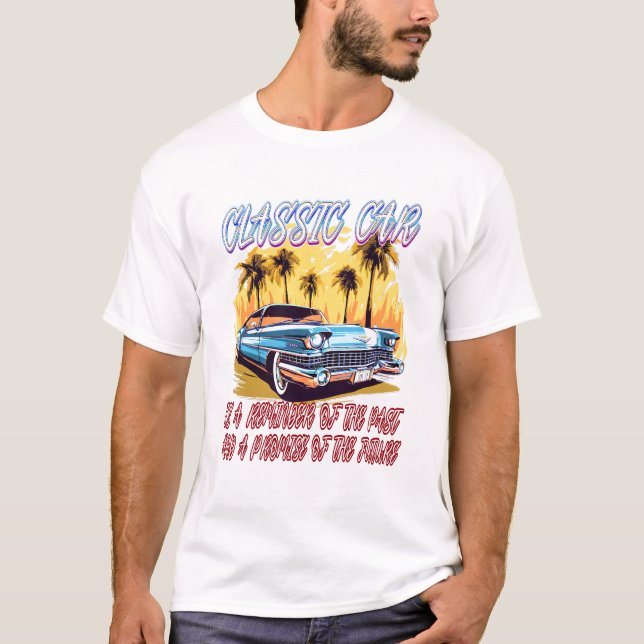 Camiseta carro muscular vintage (Frente)
