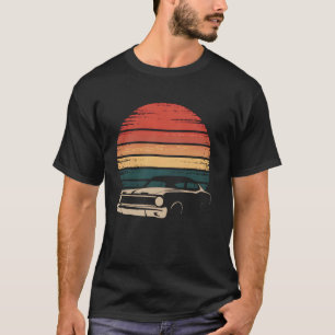 Camiseta Carro Musculoso Retro Vintage Americano Desenho Pô