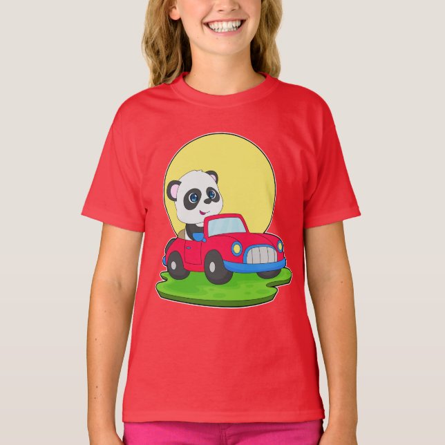 Camiseta Carro Panda (Frente)