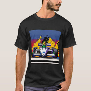 Camiseta Carro para Vídeo Jogo 1 do Ventilador Mecânico Esp