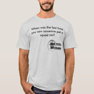 Camiseta Carro-patrulha do animal de estimação