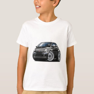 Camiseta Carro preto de Fiat 500