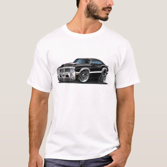 Camiseta Carro preto do cutelo 442 dos velhos (Frente)
