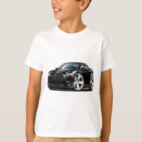 Carro preto do RT do carregador de Dodge