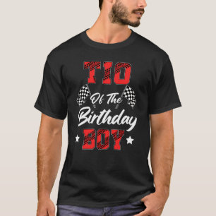 Camiseta Carro Race Tia Do Poço Da Família Birthday Boy Rac