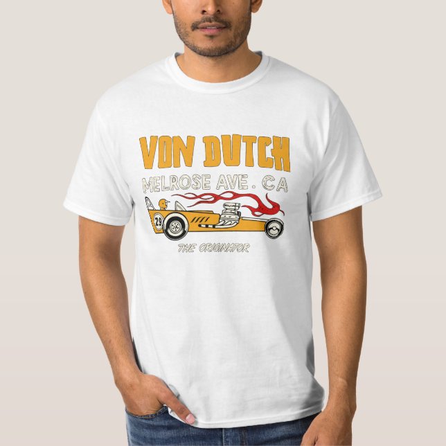 Camiseta Carro Retro Holandês Funny Von (Frente)