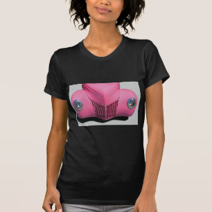 Camiseta Carro Rosa