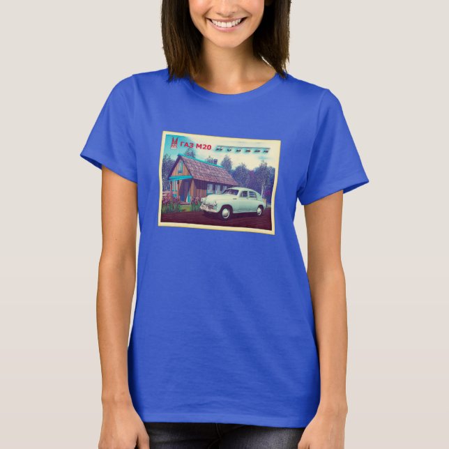 Camiseta Carro Russo E Dacha (Frente)
