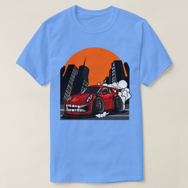 Camiseta Carro super monstro (Frente do Design)