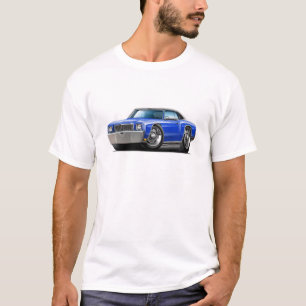 Camiseta Carro superior Azul-Preto de Monte 1972 - de Carlo
