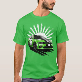 Camiseta Carro Turbo-Esportivo Verde