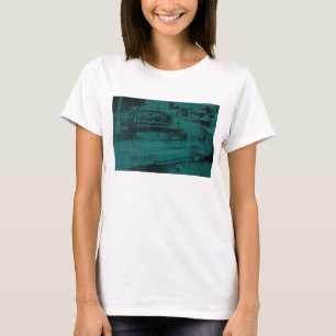 Camiseta Carro verde abstrato