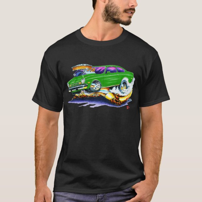 Camiseta Carro verde de Chevy Vega (Frente)