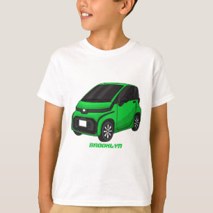 Camiseta Carro verde e fino