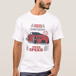 Camiseta Carro vermelho