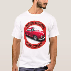 Camiseta Carro Vermelho Ghia Dad Rods Car Club