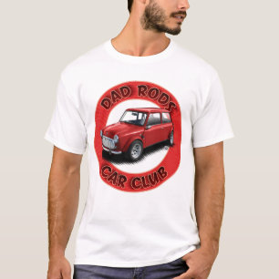 Camiseta Carro Vermelho Mini Club Dad Rods