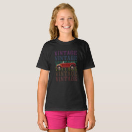 Camiseta carro vintage