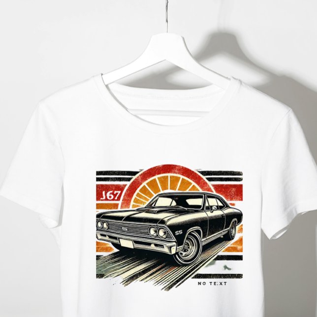 Camiseta carro vintage (Criador carregado)