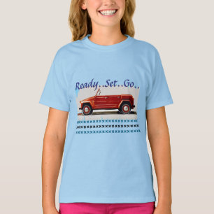 Camiseta carro vintage