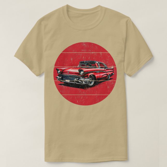 Camiseta Carro vintage (Frente do Design)