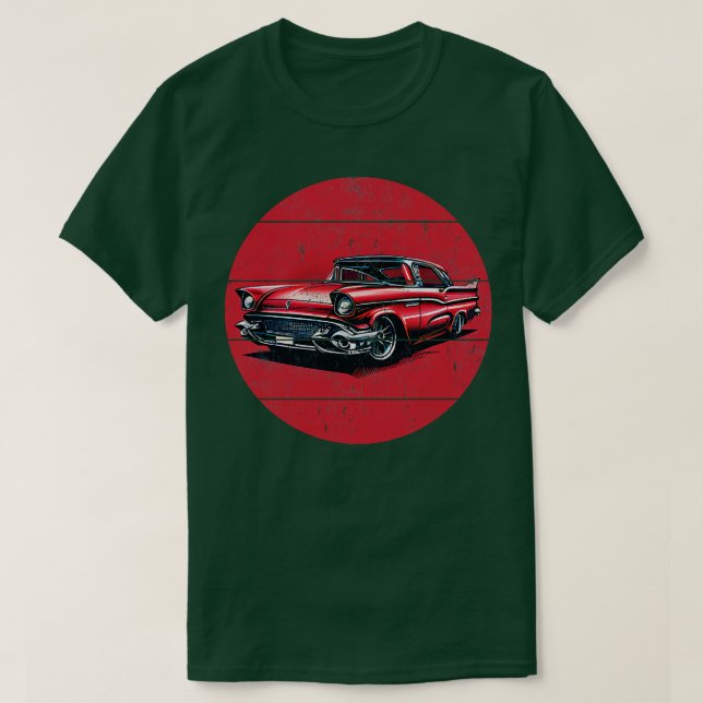 Camiseta Carro vintage (Frente do Design)