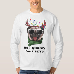 Camiseta Carroça De Cão Feia Luzes Óculos escuros