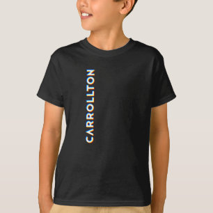 Camiseta carrollton texas CMYK Glitch Type