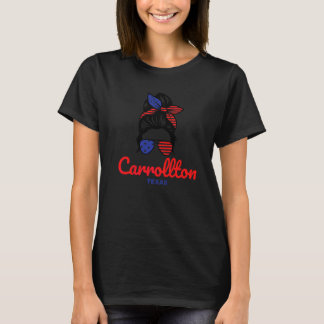 Camiseta Carrollton Texas Coque Desarrumado Retrô