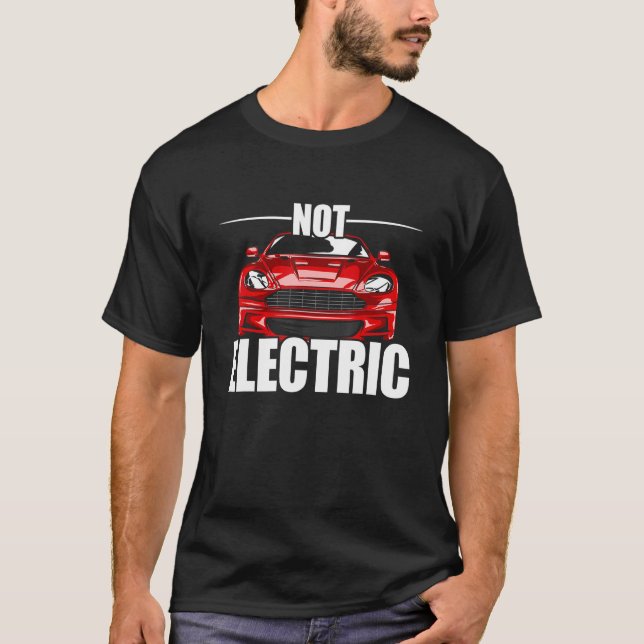 Camiseta Carros A Gasolina Não Híbrido (Frente)