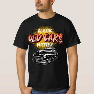 Camiseta Carros Antigos Clássicos São Importantes Gráfico d