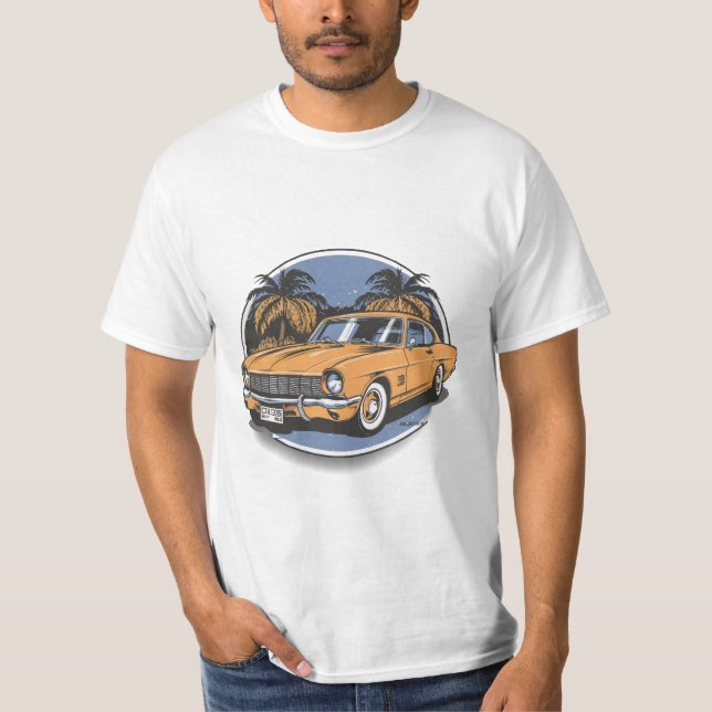 Camiseta carros clássicos (Frente)