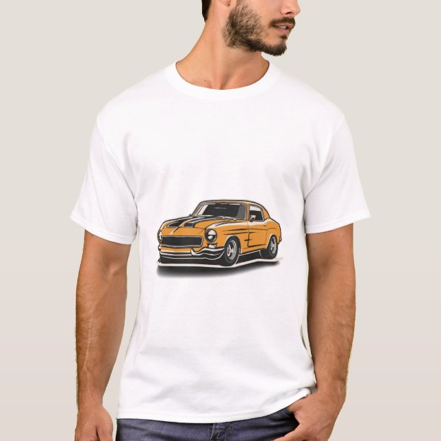Camiseta carros clássicos (Frente)