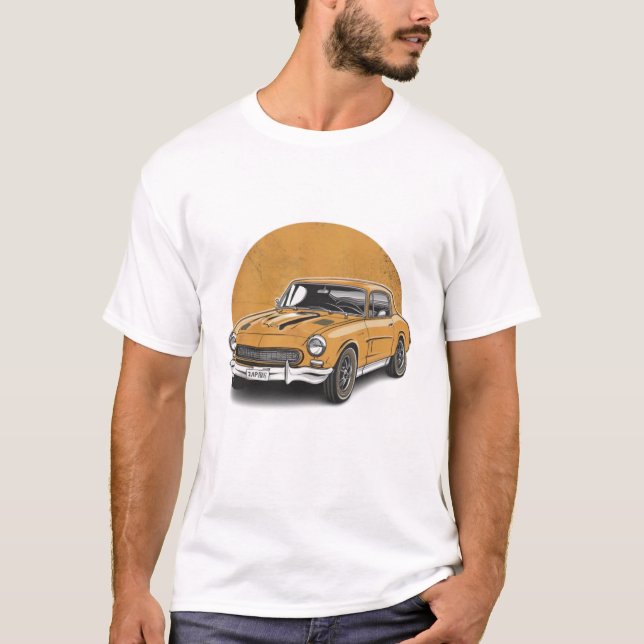 Camiseta carros clássicos (Frente)