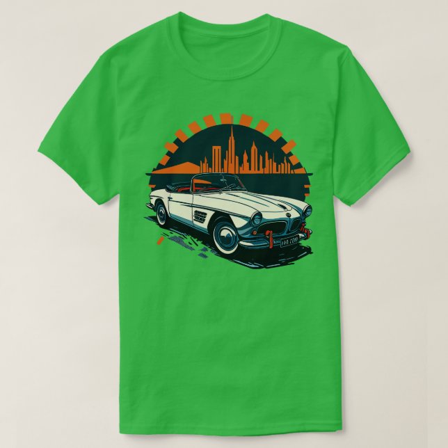 Camiseta Carros clássicos BMW 507 (Frente do Design)