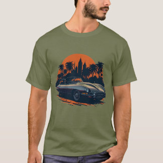 Camiseta Carros Clássicos - Jaguar E-Type T-Shirt 001
