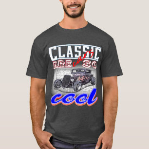 Camiseta carros clássicos são tão legais - carro retrô