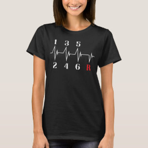 Camiseta Carros com Câmbio Manual de 6 Velocidades em Perig