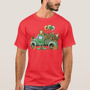 Camiseta Carros De Caminhão De Dia de São Patrício De Menin