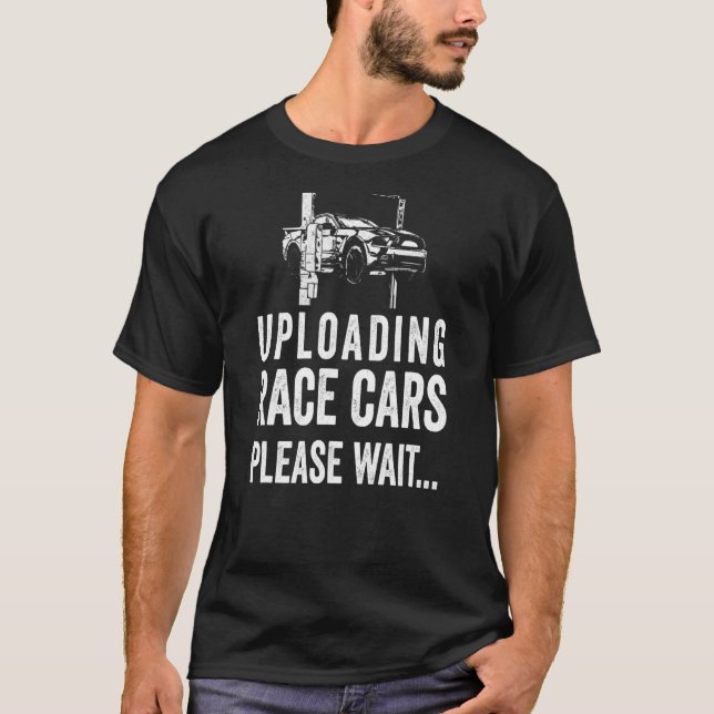Camiseta Carros De Corrida Mens (Frente)