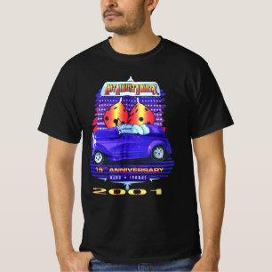 Camiseta carros de noites quentes