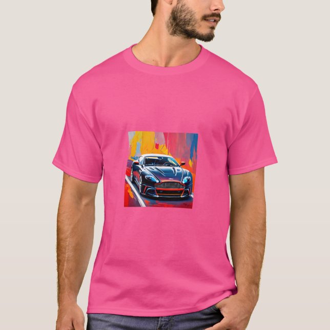 Camiseta Carros desportivos (Frente)