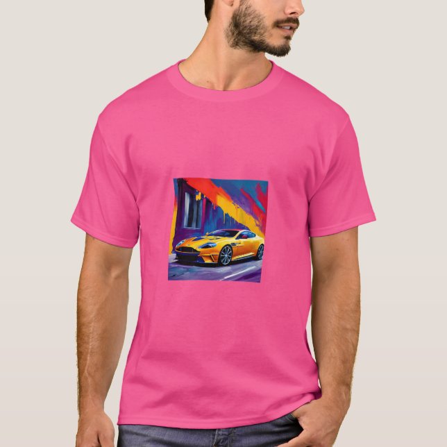 Camiseta Carros desportivos (Frente)