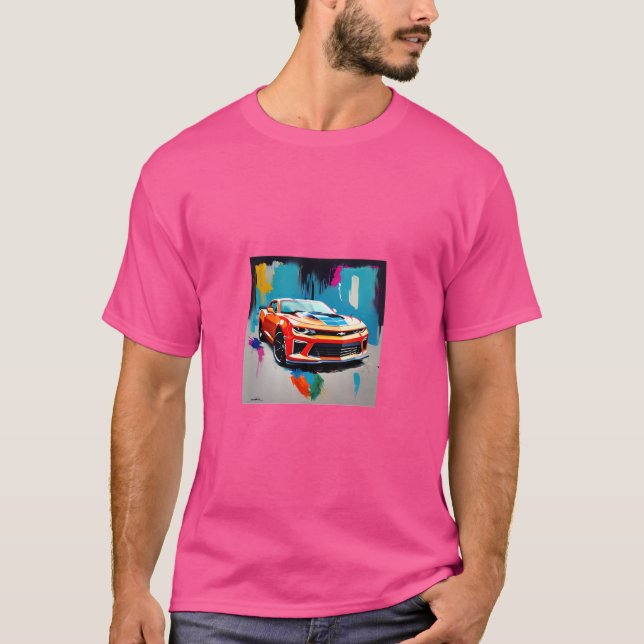 Camiseta Carros desportivos (Frente)