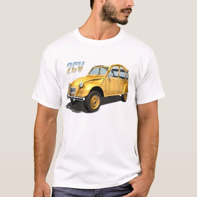 Camiseta Carros do culto - Citroen 2cv (Frente)