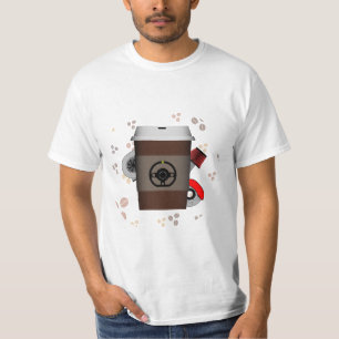 Camiseta Carros e café