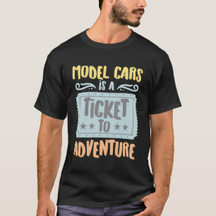 Camiseta Carros-Modelo É Um Bilhete Para A Adventure Vintag