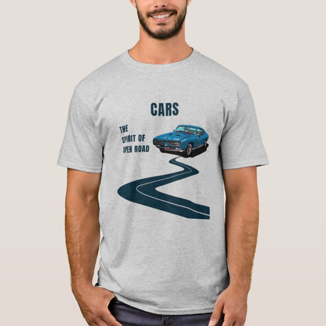 Camiseta Carros: O Espírito da Estrada Aberta | F1 | Motosp (Frente)