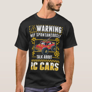 Camiseta Carros RC de aviso Carro telecomando